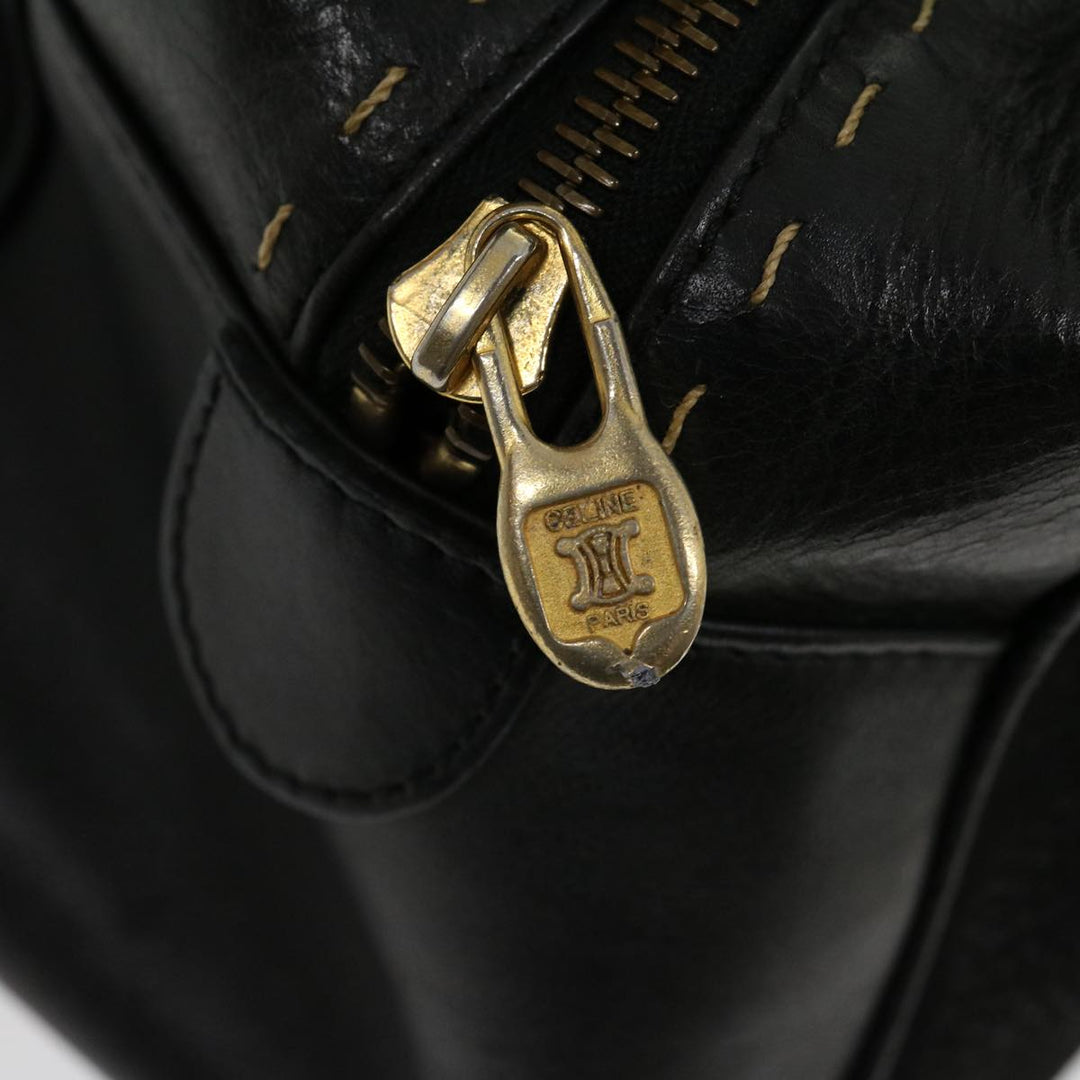 Celine Hand Bag Leather Black  rd2165