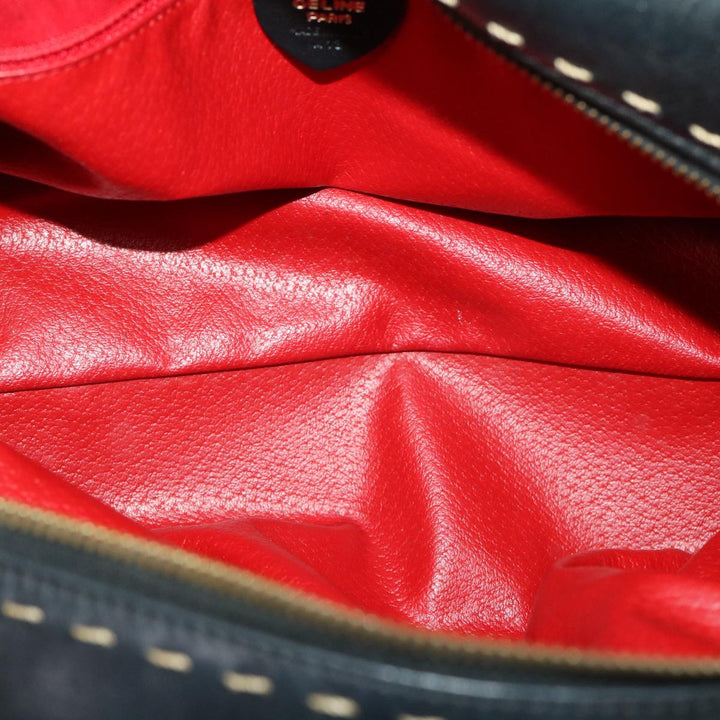 Celine Hand Bag Leather Black  rd2165