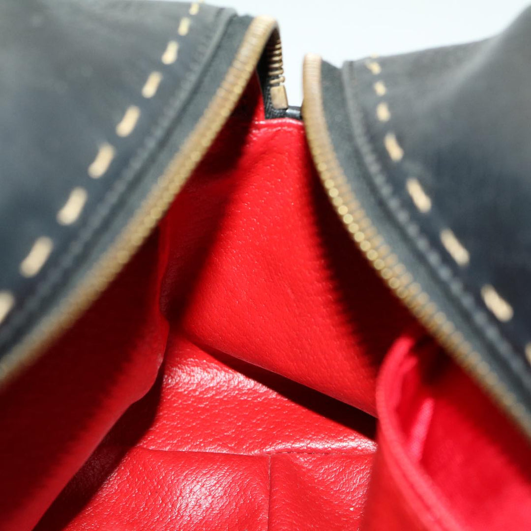 Celine Hand Bag Leather Black  rd2165