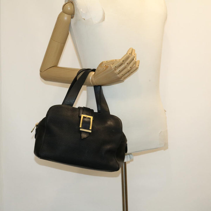 Celine Hand Bag Leather Black  rd2165