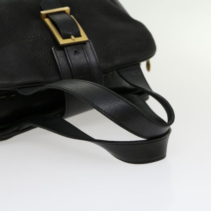 Celine Hand Bag Leather Black  rd2165