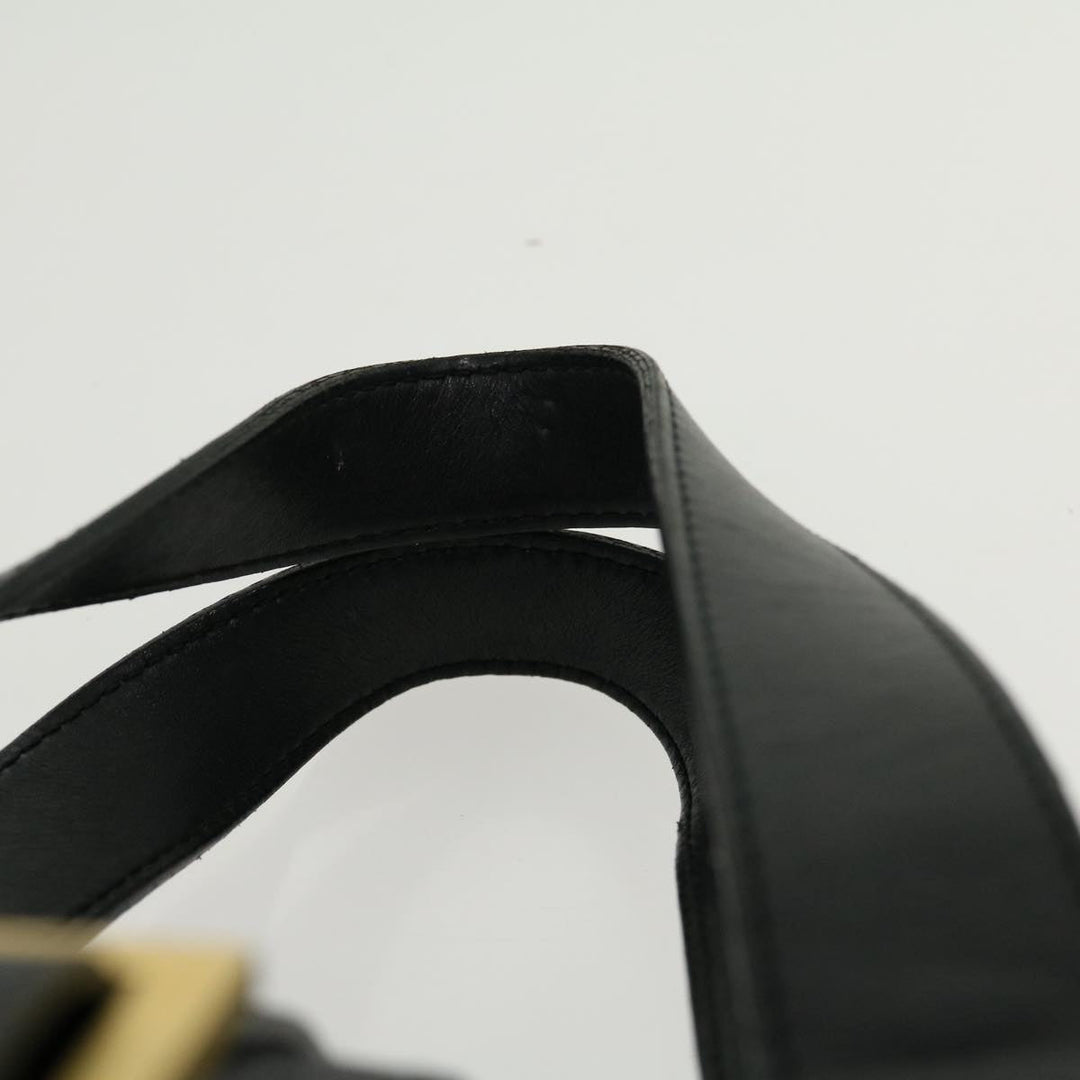 Celine Hand Bag Leather Black  rd2165