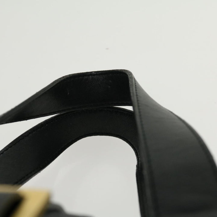 Celine Hand Bag Leather Black  rd2165