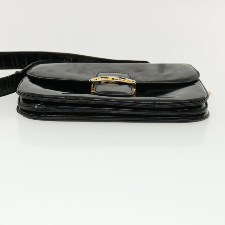 Celine Shoulder Bag Leather Black  rd3015