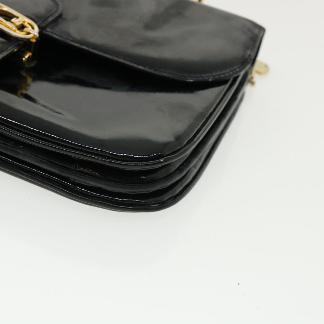 Celine Shoulder Bag Leather Black  rd3015