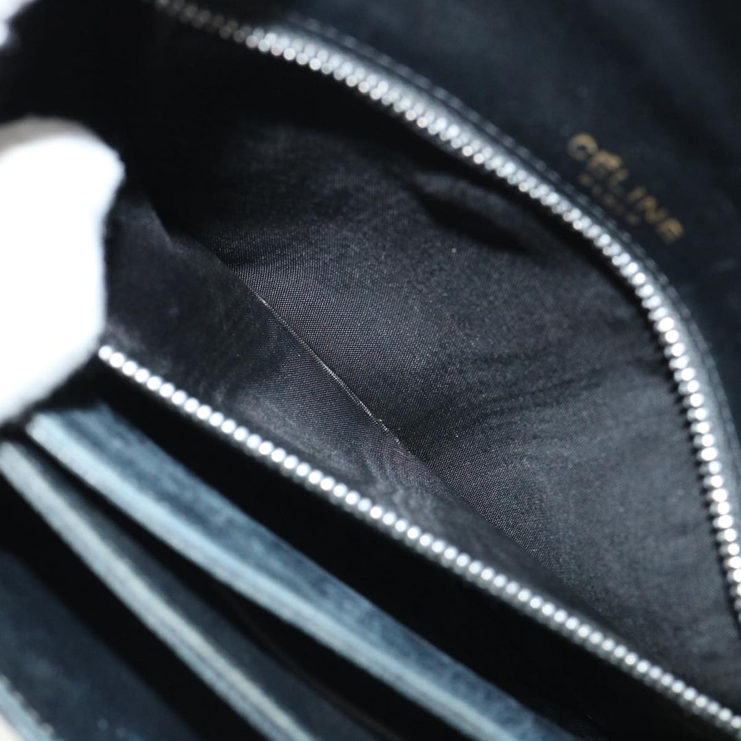 Celine Shoulder Bag Leather Black  rd3015