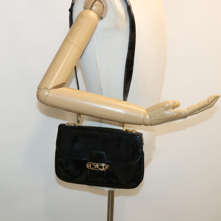 Celine Shoulder Bag Leather Black  rd3015