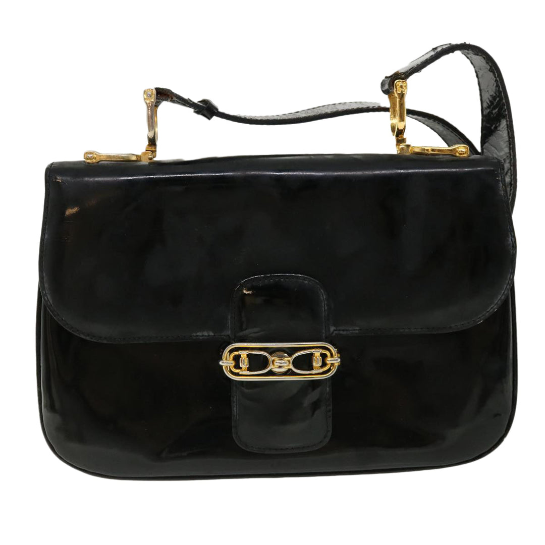 Celine Shoulder Bag Leather Black  rd3015