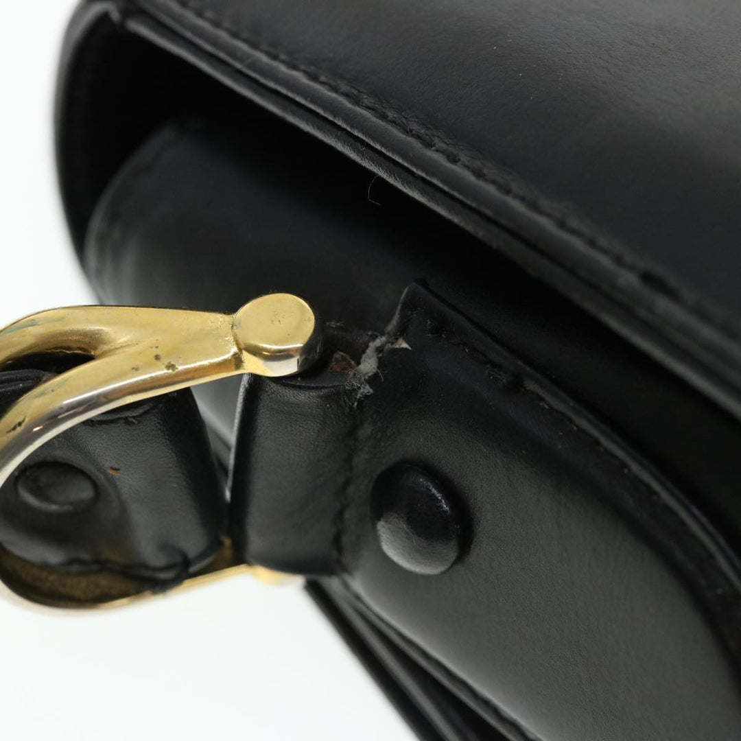 Celine Shoulder Bag Leather Black  rd3515