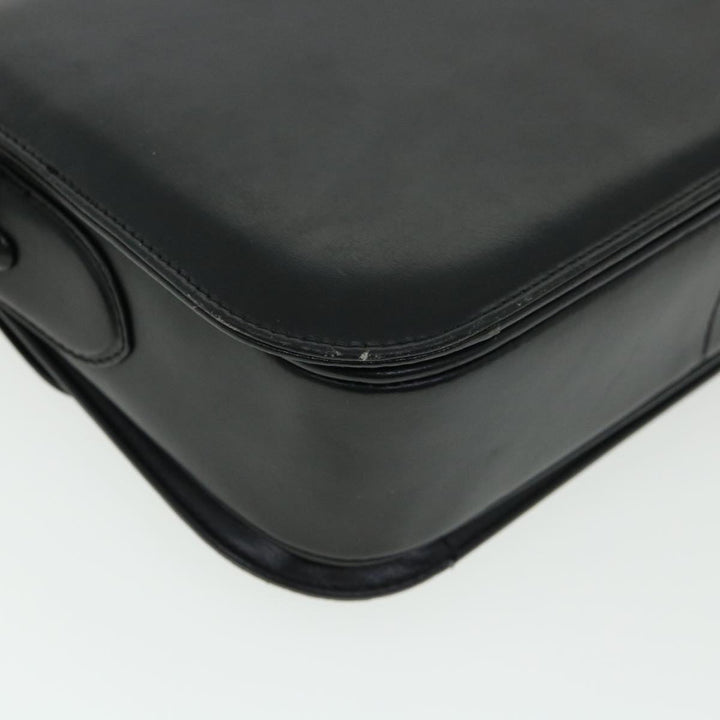 Celine Shoulder Bag Leather Black  rd3515