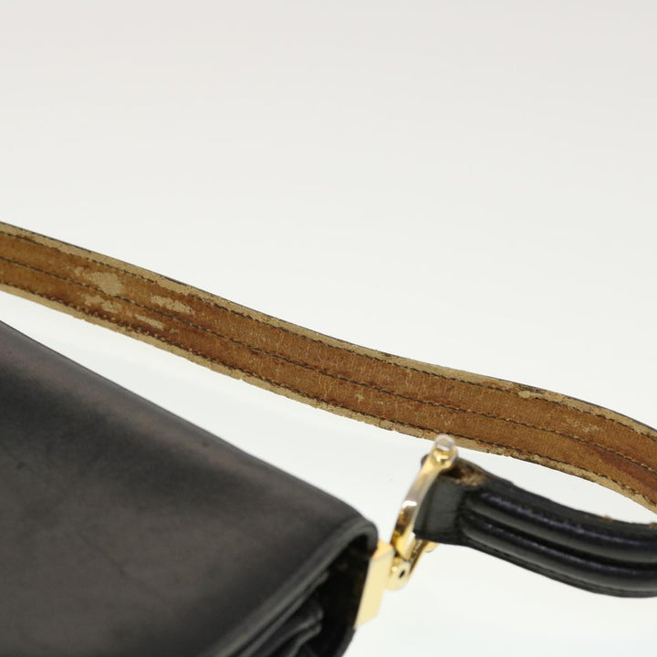 Celine Horse Carriage Shoulder Bag Leather Black  rd5162