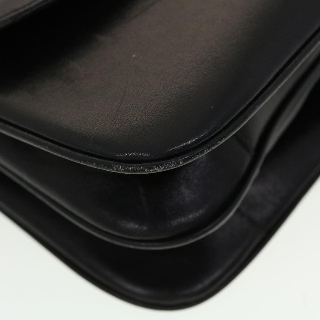 Celine Horse Carriage Shoulder Bag Leather Black  rd5162