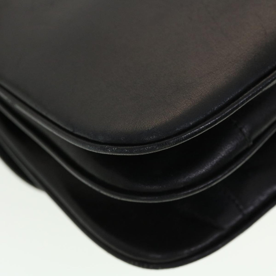 Celine Horse Carriage Shoulder Bag Leather Black  rd5162