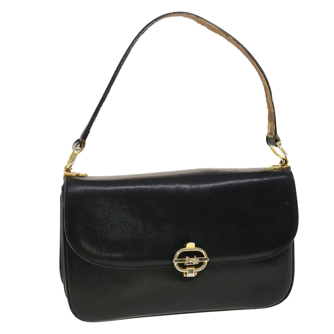 Celine Horse Carriage Shoulder Bag Leather Black  rd5162