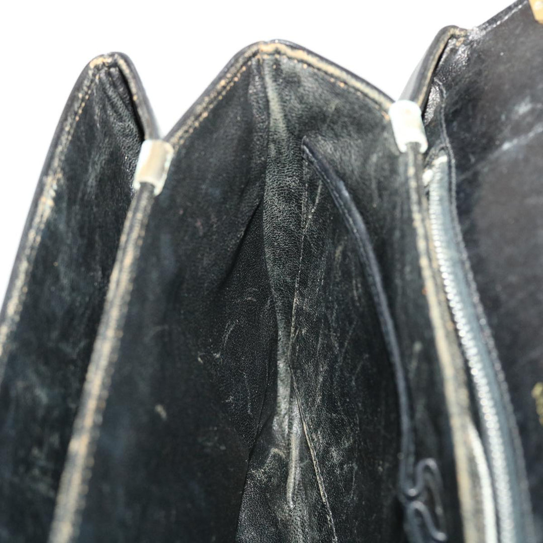Celine Horse Carriage Shoulder Bag Leather Black  rd5162