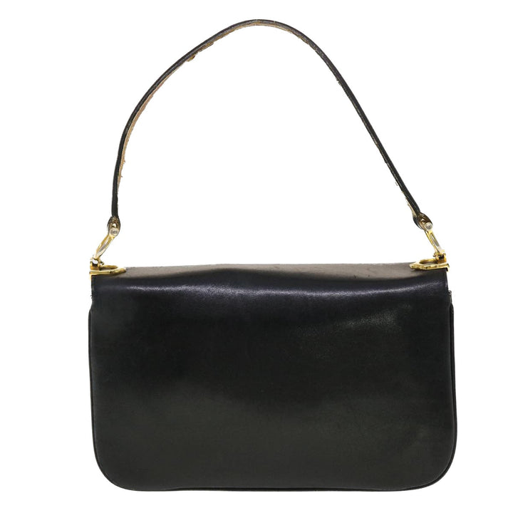 Celine Horse Carriage Shoulder Bag Leather Black  rd5162