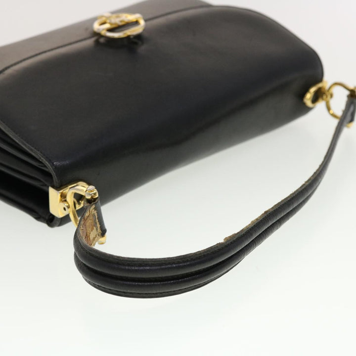Celine Horse Carriage Shoulder Bag Leather Black  rd5162