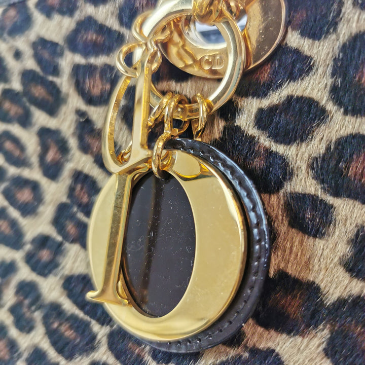 Top quality Dior Lady Top quality Dior Large Leopard Print Calfhair