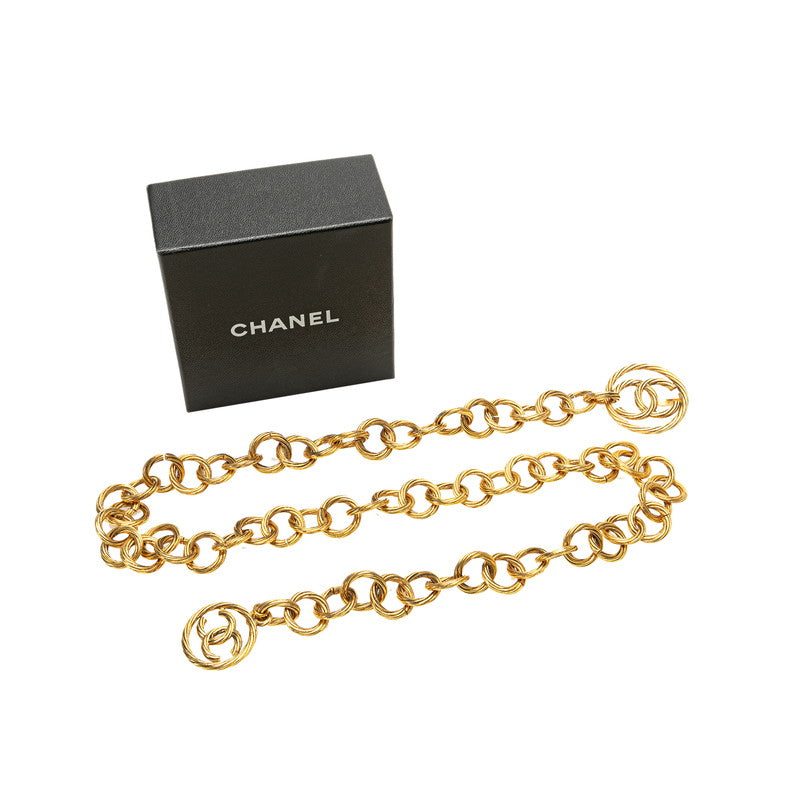 Top Quality Chanel Vintage Coco Mark Chain Belt Gold