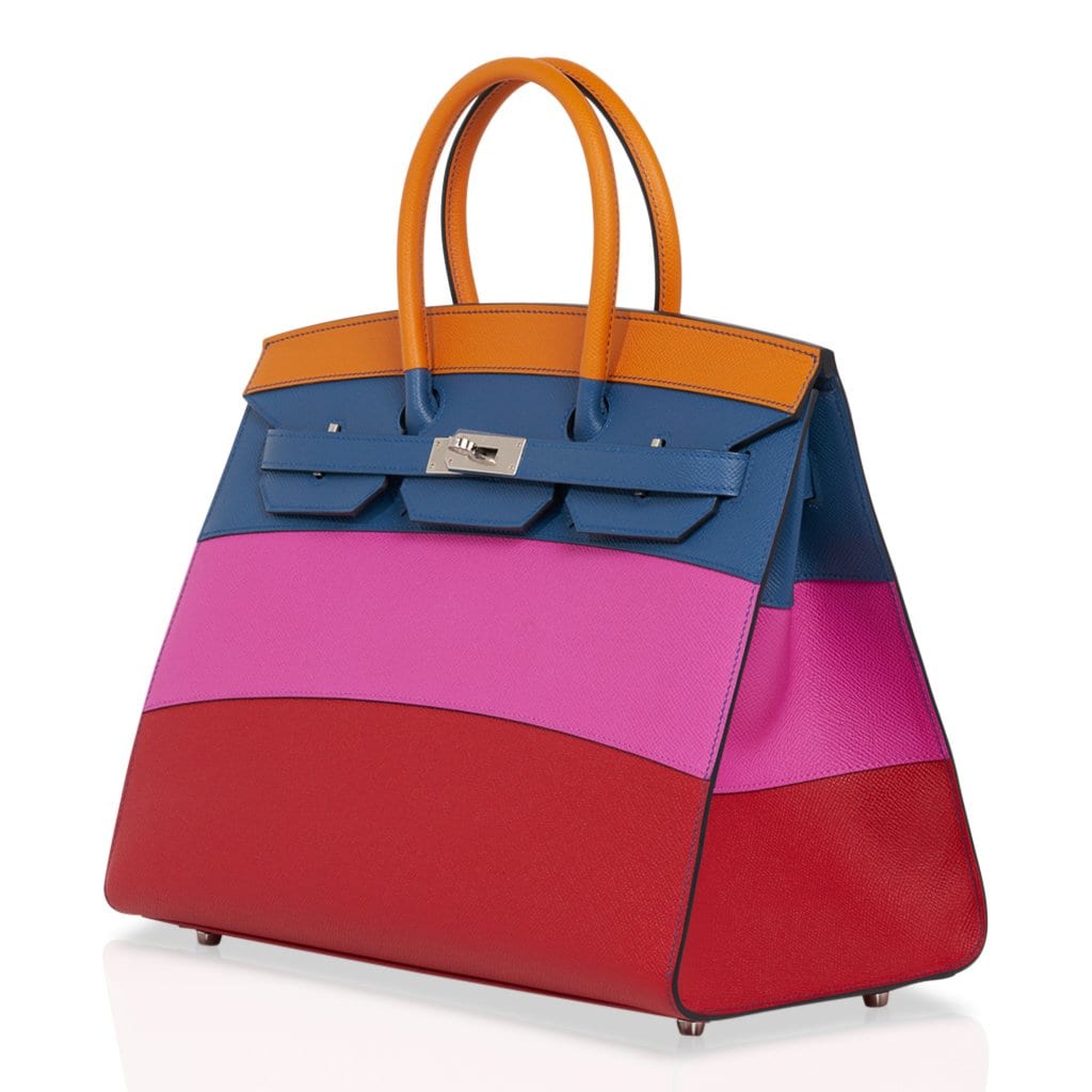 Top quality Hermes Sunset Rainbow Sellier Birkin 35 Limited Edition Bag