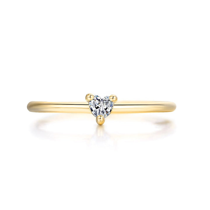'Small Love' Crystal Heart Ring