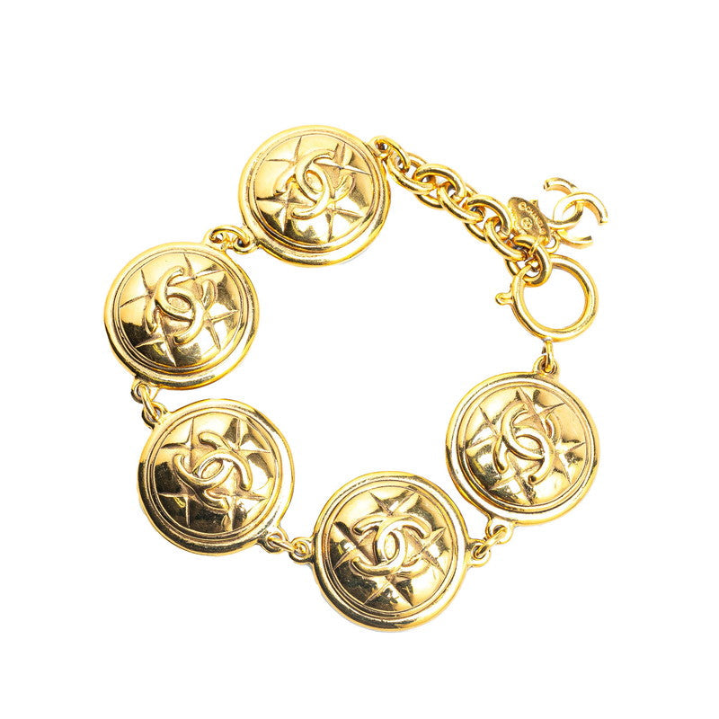 Top Quality Chanel Matelasse Coco Mark 5-Link Bracelet