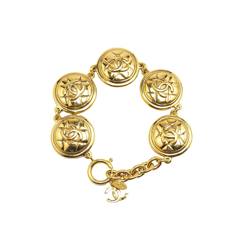 Top Quality Chanel Matelasse Coco Mark 5-Link Bracelet