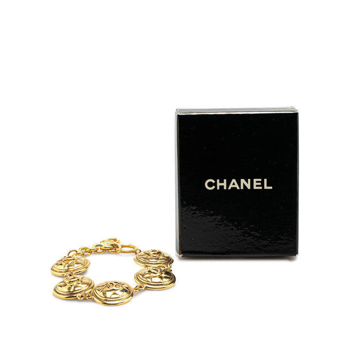 Top Quality Chanel Matelasse Coco Mark 5-Link Bracelet