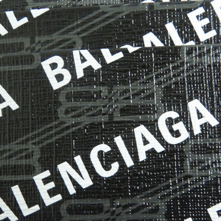 Top Quality Balenciaga BB Logo Leather PVC Card Holder