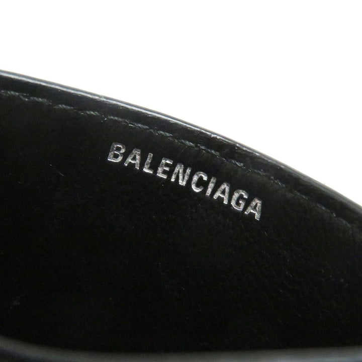 Top Quality Balenciaga BB Logo Leather PVC Card Holder