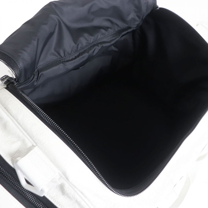 Top Quality Balenciaga Adidas Lambskin Gym Bag White