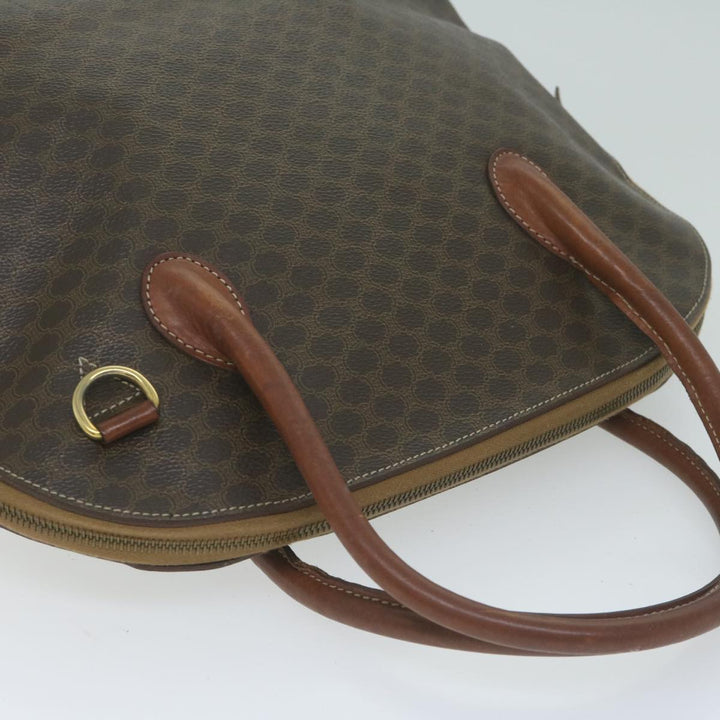 Celine Macadam Canvas Tote Bag PVC Leather 2way Brown  tb1019