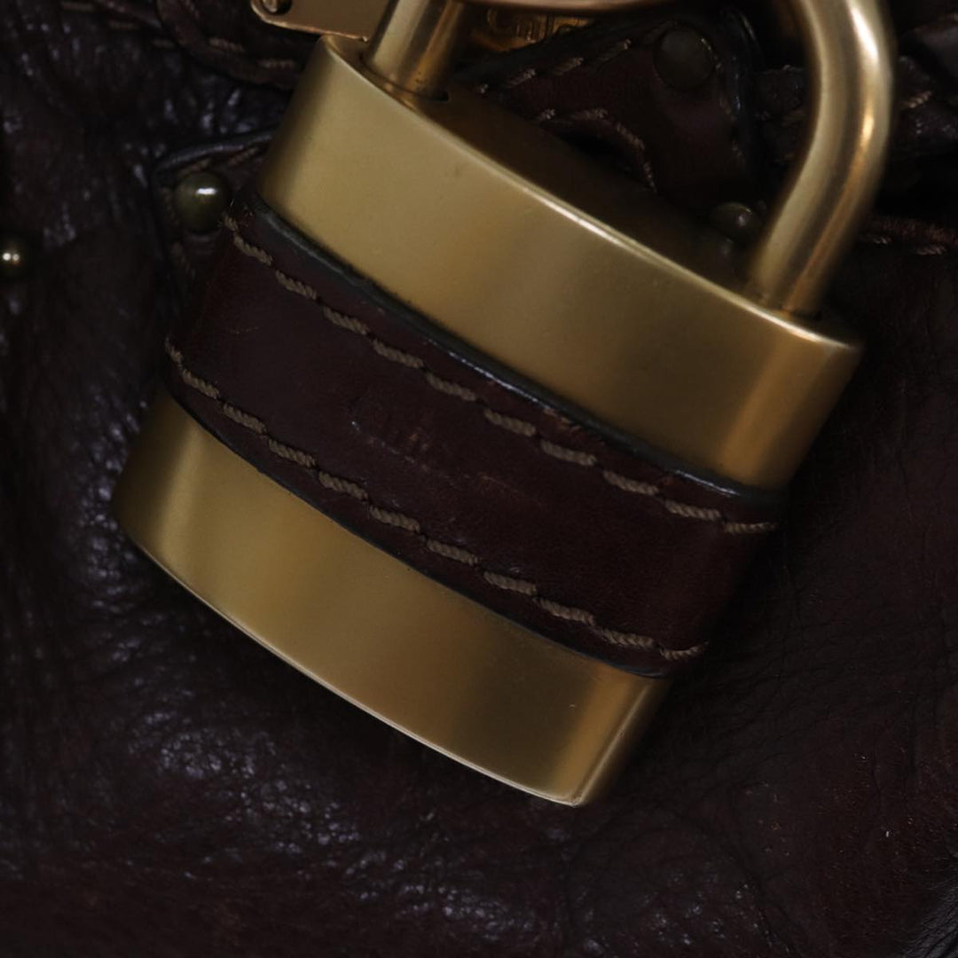 Chloe Paddington Hand Bag Leather Brown 02 06 51 5191 tb1096