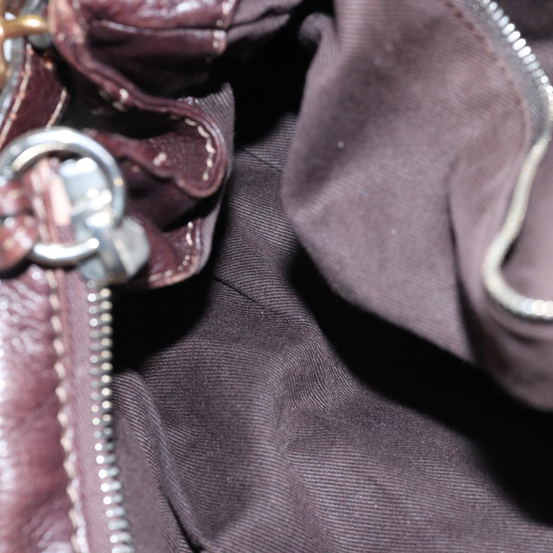 Chloe Paddington Hand Bag Leather Brown 02 06 51 5191 tb1096