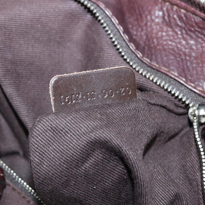 Chloe Paddington Hand Bag Leather Brown 02 06 51 5191 tb1096