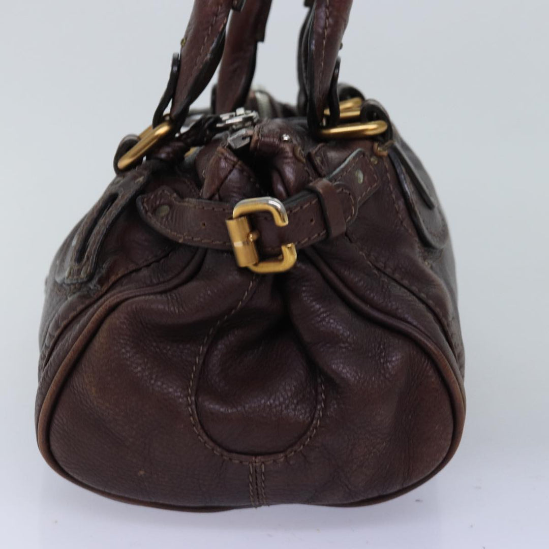 Chloe Paddington Hand Bag Leather Brown 02 06 51 5191 tb1096