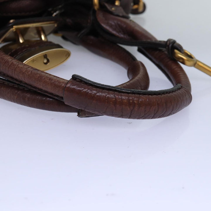 Chloe Paddington Hand Bag Leather Brown 02 06 51 5191 tb1096
