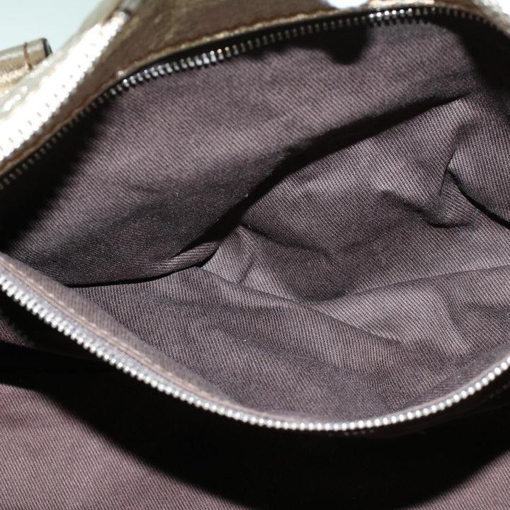 Chloe Paddington Hand Bag Leather Gold Tone tb711