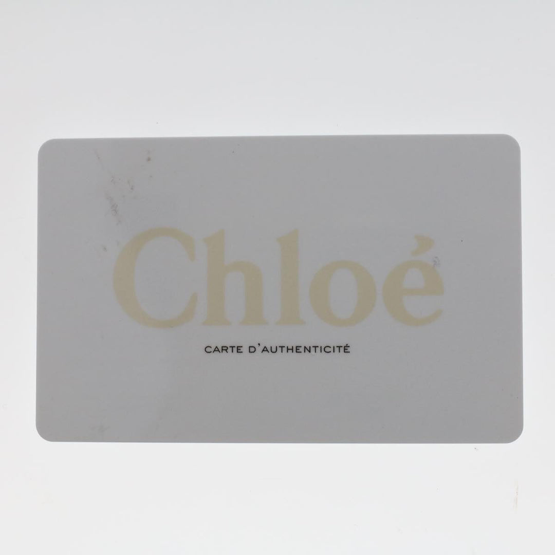 Chloe Paddington Hand Bag Leather Gold Tone tb711