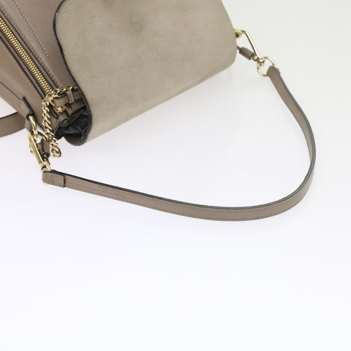 Chloe Fay Shoulder Bag Leather 2way Gray tb882