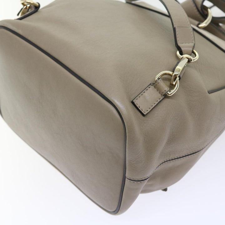 Chloe Fay Shoulder Bag Leather 2way Gray tb882