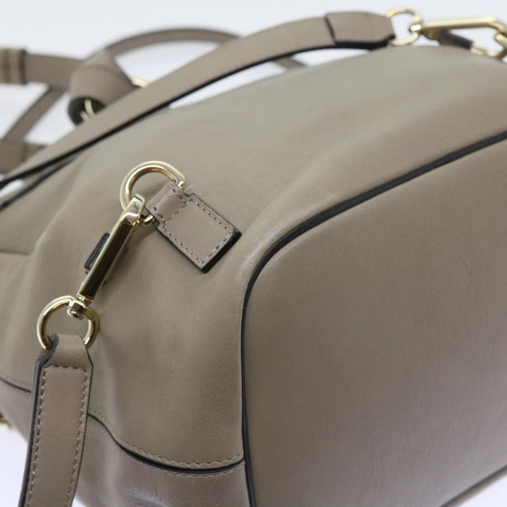 Chloe Fay Shoulder Bag Leather 2way Gray tb882