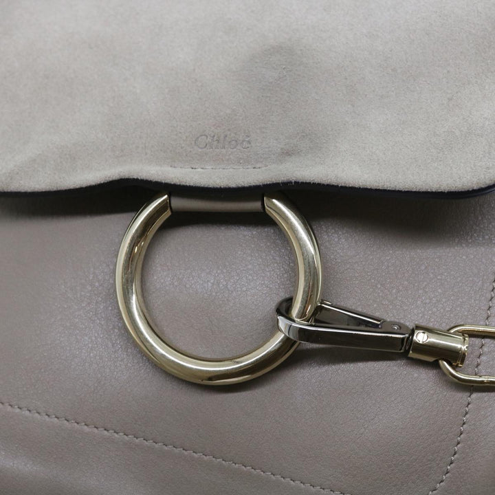 Chloe Fay Shoulder Bag Leather 2way Gray tb882