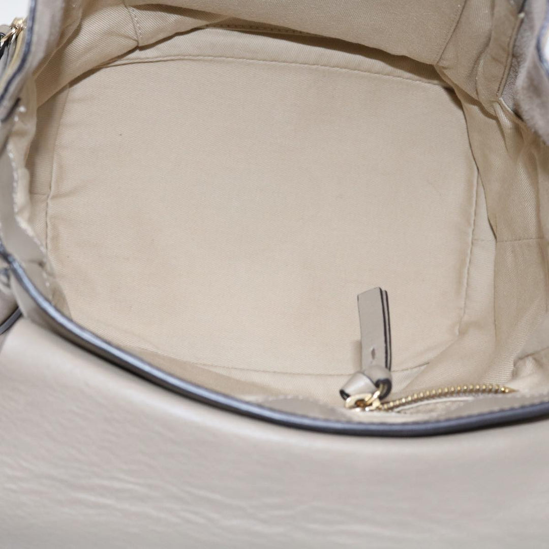 Chloe Fay Shoulder Bag Leather 2way Gray tb882