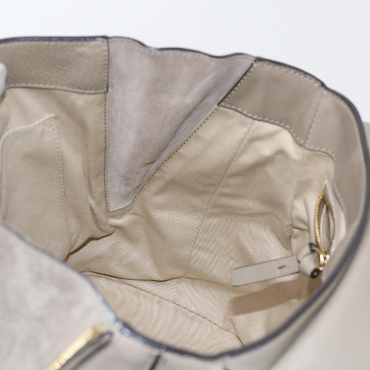 Chloe Fay Shoulder Bag Leather 2way Gray tb882