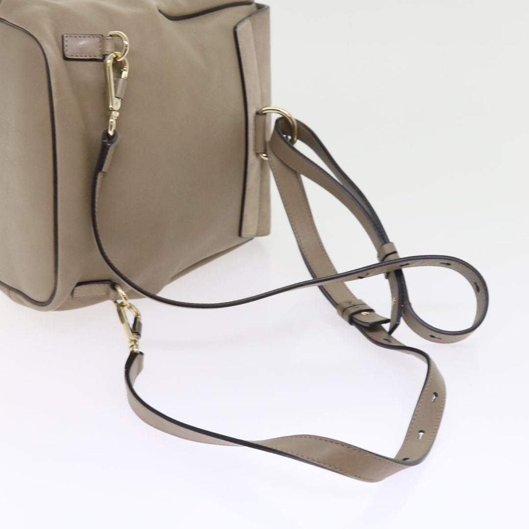 Chloe Fay Shoulder Bag Leather 2way Gray tb882