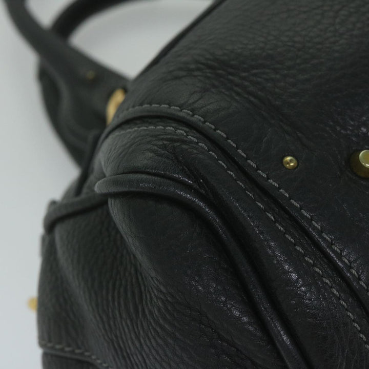 Chloe Paddington Shoulder Bag Leather Black tb918