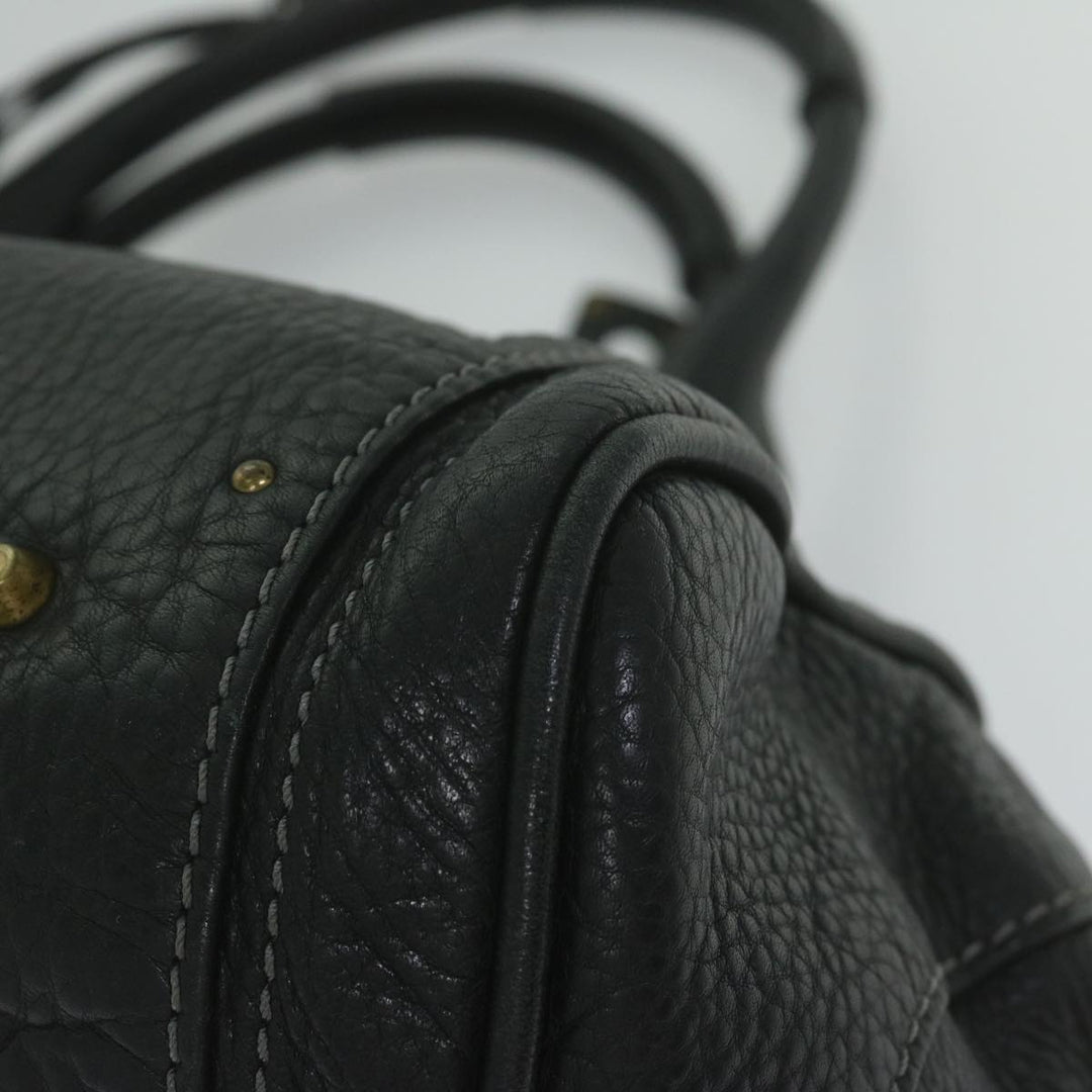 Chloe Paddington Shoulder Bag Leather Black tb918
