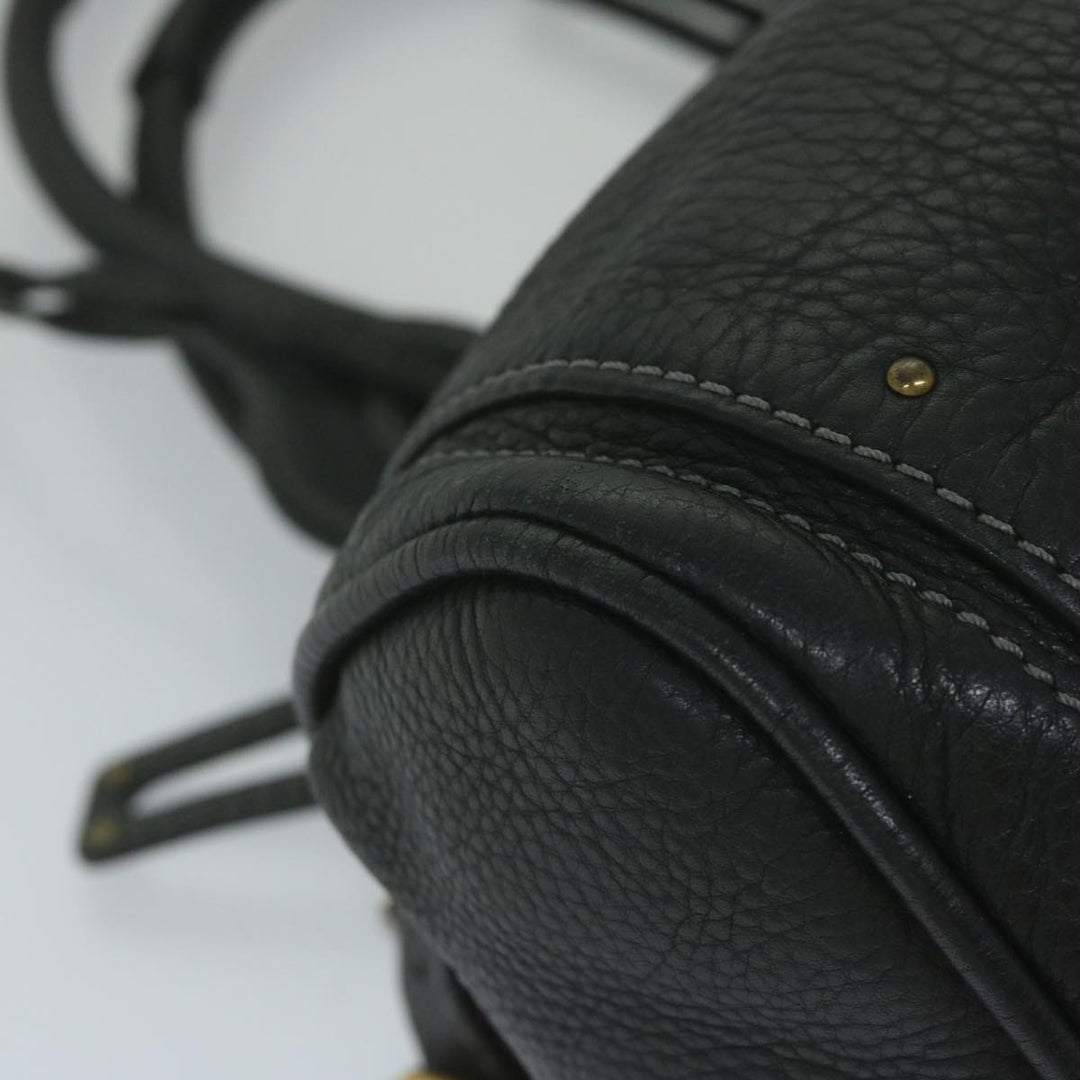 Chloe Paddington Shoulder Bag Leather Black tb918