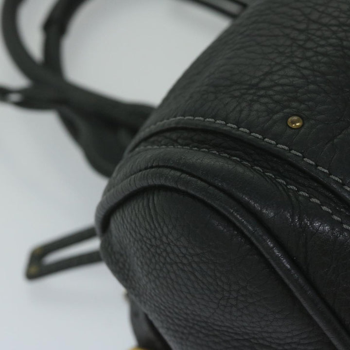Chloe Paddington Shoulder Bag Leather Black tb918